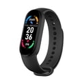 thumbnail image 1 of Pulsera inteligente M6, frecuencia cardíaca, presión arterial, monitoreo del sueño, conteo de pasos, música, clima, Bluetooth, rastreador de Fitness, 1 of 5