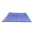 thumbnail image 2 of Ahgly Company Machine Washable Indoor Square Persian Blue Traditional Area Rugs, 6' Square, 2 of 4
