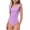 Purple, variant on Staki Girl Swimsuit Girls One Piece Swimsuit - Adjustable Print Toddler Ruffle Bathing Suit 2T 3T 4T(Navy,8-9 Years)