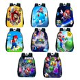 thumbnail image 2 of Mochila escolar impermeable para estudiantes, bolsa de viaje multifuncional, tienda de personajes de dibujos animados de Super Mario, libros, regalos para ordenador portátil zhangmengya  LED, 2 of 2