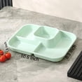 thumbnail image 6 of 4PCS Unbreakable Divided Plates for Adults, Lightweight Reusable Plastic Compartment Portion Control Plates, 1.8 Inch deeper depth Dinner Plate for Soup,yogurt, 6 of 6