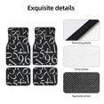 thumbnail image 4 of Lsque Tapis de Sol Imprimé Chiffres 4 Pcs, Doublures en Caoutchouc Résistantes, Design Antidérapant, Protection Automobile Toutes Saisons, Véhicules, Voitures, Camions et SUV, 4 of 7