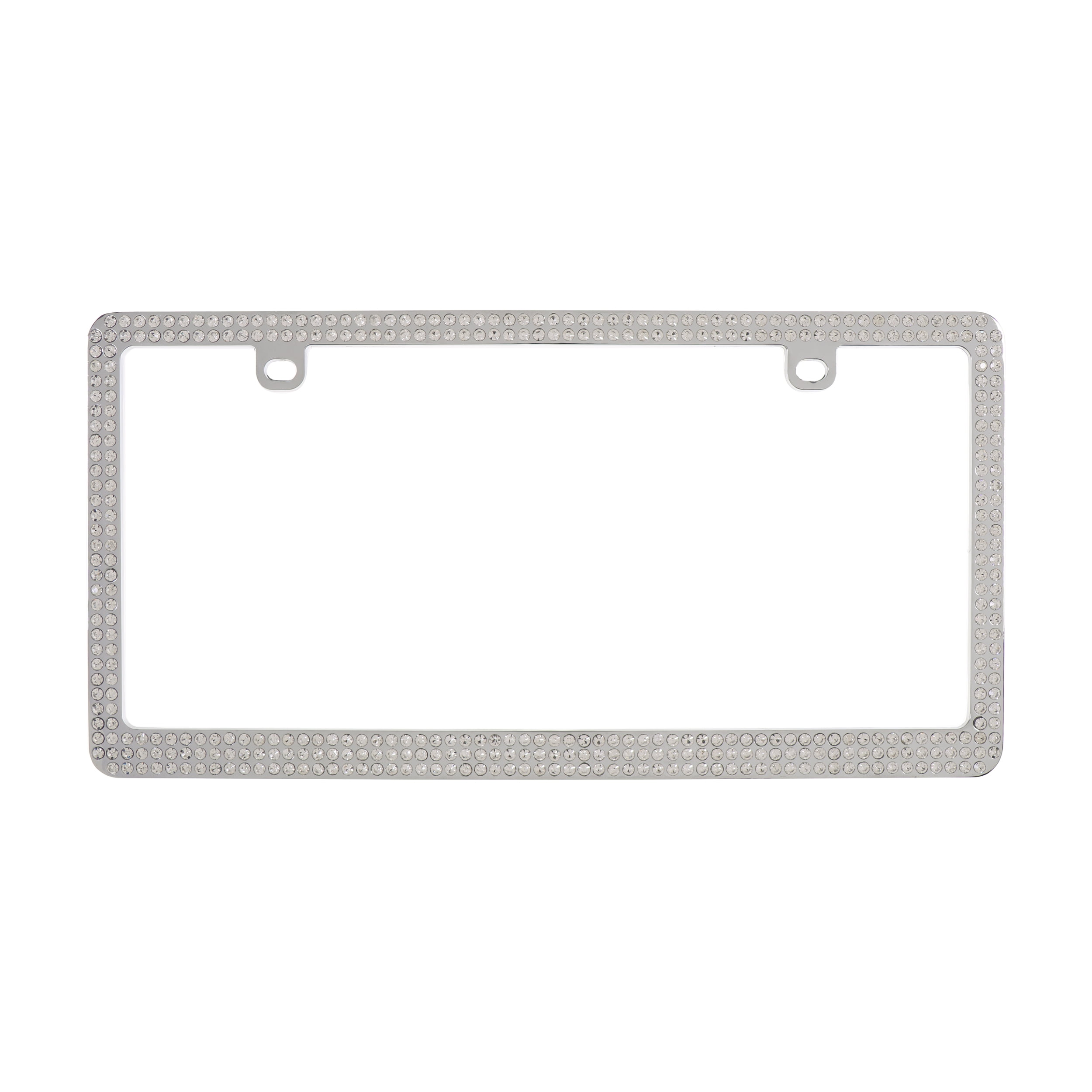 Auto Drive Universal License Plate Frame - Chrome Bling, 92860W
