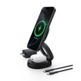 thumbnail image 1 of Cargador inalámbrico Belkin MagSafe 2 en 1 Qi2 de 15 W, negro, 1 of 7