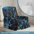 thumbnail image 4 of POLERO Blue Hunting Camo Recliner Chair Cover, Stretch Reclining Sofa Covers with Pockets,Washable Lazy Boy Recliner Slipcovers, Couch Protector for Hunting and Fishing, 4 of 7