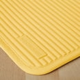 thumbnail image 3 of wqlpp-Ribbed Soft Silicone Pot Holder 2-Pack Set, Orange Sorbet, 7"x9", 3 of 4