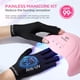 thumbnail image 2 of Lámpara de uñas LED UV de gel de 48 W Modelones con kit de guantes UV, 2 of 9