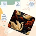 thumbnail image 3 of Swan Square Desk Mat Mouse Mat Mouse Pad, 8.3x9.8 Inch, Non-Slip Rubber Bottom, Printed, Suitable for Office and Gaming, 3 of 6