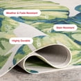 thumbnail image 3 of nuLOOM Lisa Floral Indoor/Outdoor Area Rug, 8', Round, Lisa Green Multicolor, 3 of 10