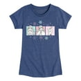 thumbnail image 3 of Frozen 2 - Pastel Character Grid - Toddler And Youth Girls Short Sleeve Graphic T-Shirt, 3 of 5