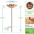 thumbnail image 4 of Achla BBHC-01T-S Hammered Copper Bowl with stand, 4 of 5