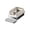 White, variant on Stainless Steel Cat Litter Box Semi-Enclosed High Sided Litter Pan with Pedal & Scoop Anti-Splashing Odor Locking Easy Clean Pet Toilet for Cats 19.69x14.17x7.87in (Black)