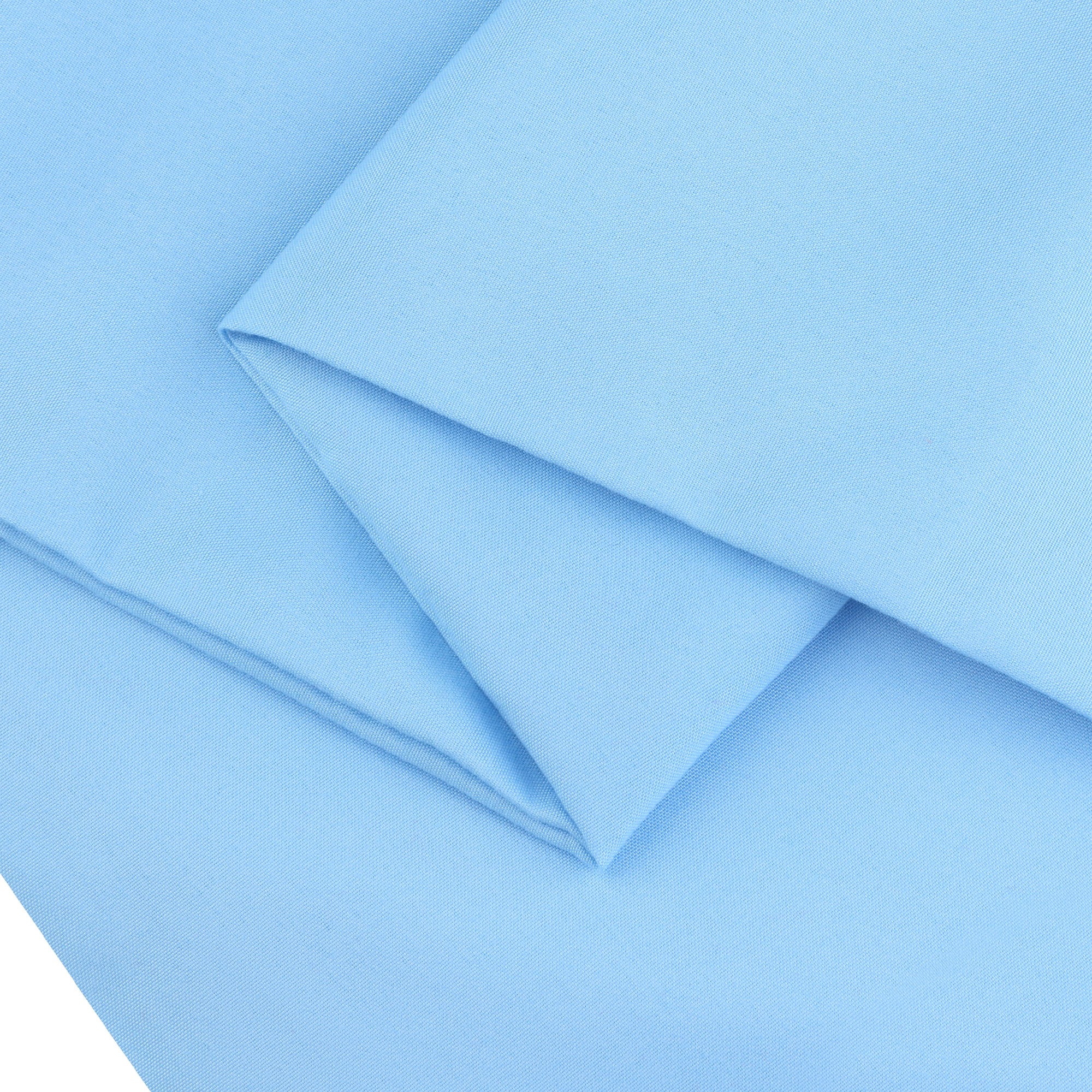 Unique Bargains Solid Color Envelope Closure Pillowcase (2 Count) Light Blue Standard