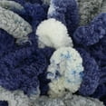 thumbnail image 2 of JubileeYarn Fun Finger Loops Yarn - 100g/Skein Jumbo Polyester - Multicolor Navy Grey - 1 Skein, 2 of 7