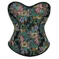 thumbnail image 2 of Nmnitkp Vintage Renaissance Corset Top for Women Floral Bustier Lace Up Boned Overbust Lingerie Bodyshaper , Show Nobility Strapless Corset, 2 of 8