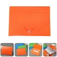 thumbnail image 2 of ZHAOYIQ 1Pc Office Storage Folder Paper Storage Bag A4 File Bag for Office (Orange), 2 of 8
