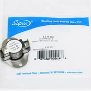Supco LD140 Supco LD140-20 Heater Limit Thermostat Thermodisc Open On Rise 3 Wire