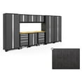 thumbnail image 4 of NewAge Products Bold Series Gray 10 Piece Cabinet Set, Heavy Duty 24-Gauge Steel Garage Storage System, Includes 600 Sq.Ft Flooring Luxury Vinyl Tile Bundle in Slate, 4 of 10