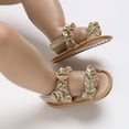 thumbnail image 6 of Wolcakyue Baby Girls Sandals Summer Shoes Outdoor First Walker Toddler Girls Shoes for Summer,Gold 6, 6 of 6