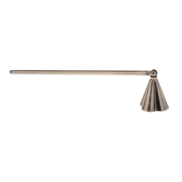 Apagavelas, mecha de vela, apagavelas de Metal, cena única a la moda con mango largo, accesorio decorativo para vela, tapón para vela Bronce