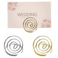thumbnail image 2 of Coofit 24PCS Place Card Holder Metal Ring Shape Table Card Holder Table Number Stand, 2 of 10