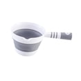 thumbnail image 4 of Cucharón de agua plegable para baño, ahorra espacio, cucharón plegable, cuchara de agua para mascotas Gris claro, 4 of 9