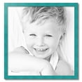 thumbnail image 2 of ArtToFrames 28" x 29" Turquoise Picture Frame, 28x29 inch Blue Wood Poster Frame (WOM-4588), 2 of 8