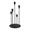 thumbnail image 1 of Candelabro de Metal, candelabro cónico, centros de mesa, decorativo tradicional con 5 cabezales para decoración festiva de fiesta, duradero, 1 of 8
