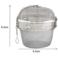 thumbnail image 1 of 1 spice infuser/tea ball, stainless steel, 1 of 3