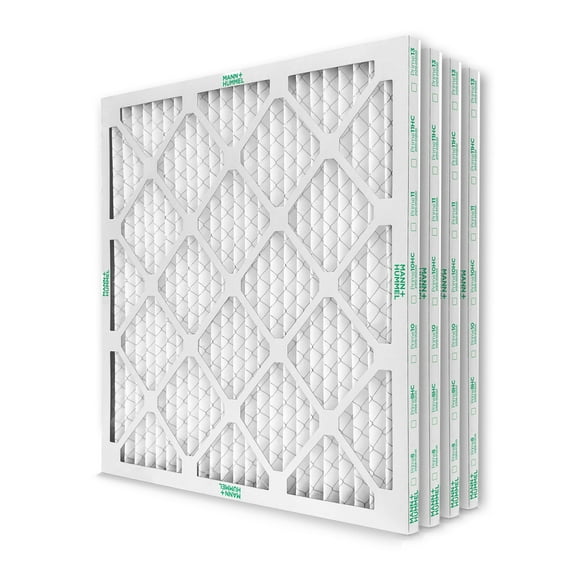 12x12x1 MERV 8 Pleated HV Furne Air Filters. 4 Pk. (Ext Size: 11.38 x 11.38 x 0.75 Inches)