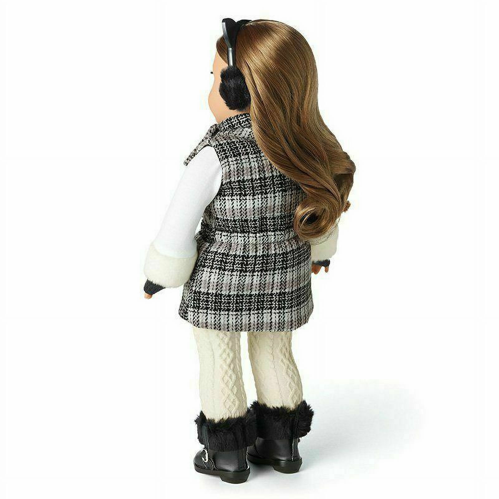 American Girl Snow Much to See Vest and Scarf for 18 inch doll