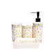 thumbnail image 1 of Set de Baño Ceramico AJR Puntos Amarillos, 1 of 2