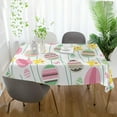 thumbnail image 6 of Dreamtimes Easter Bunny Eggs Tablecloth, Waterproof Washable Polyester Square Table Cover, Durable Tablecloth for Kitchen Dining Table Party Decor,60"X 60", 6 of 7