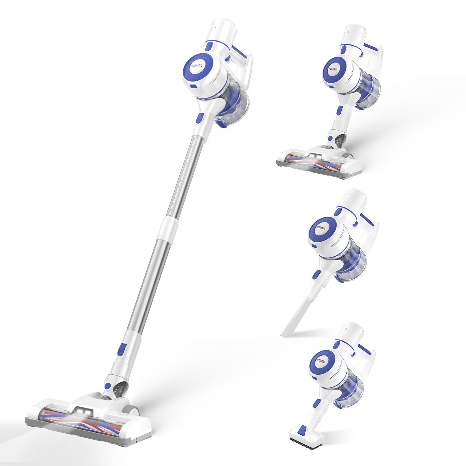 GeeMo Stick Vacuum Lightweight Cordless Vacuum for Hard Floor, Carpet