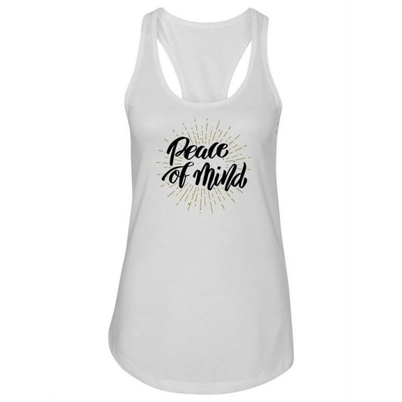 Peace Of Mind Sparkles Tank Women -Image by Shutterstock, Female Medium