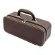 thumbnail image 2 of Bolsa organizadora de estuche de joyería , caja de transporte de joyería de material cuero Soporte de caja de almacenamiento de joyería para café, 2 of 6