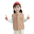 thumbnail image 2 of Kiijoy Toddler Girls Cartoon Fleece Vest Kids Child Warm Sleeveless Jacket, Sizes 3-4, 2 of 4