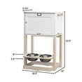 thumbnail image 2 of Parlor Pet Feeder Station, White, 2 of 5