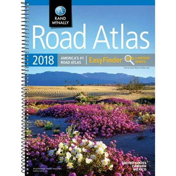 Pre-Owned Rand McNally 2018 Easyfinder Road Atlas: United States / Canada / Mexico