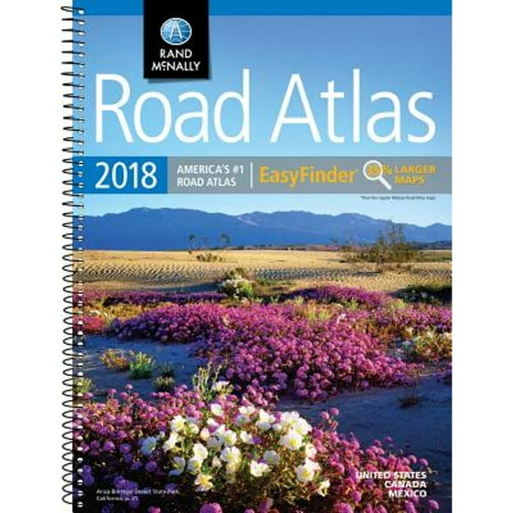 Pre-Owned Rand McNally 2018 Easyfinder Road Atlas: United States / Canada / Mexico (Rand McNally EasyFinder Road Atlas) (Paperback) 0528017411 9780528017414