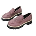 thumbnail image 5 of Womens Loafers Shoes Platform Loafer Comfortable Slip Work Business Casual Dress Shoes, 5 of 8