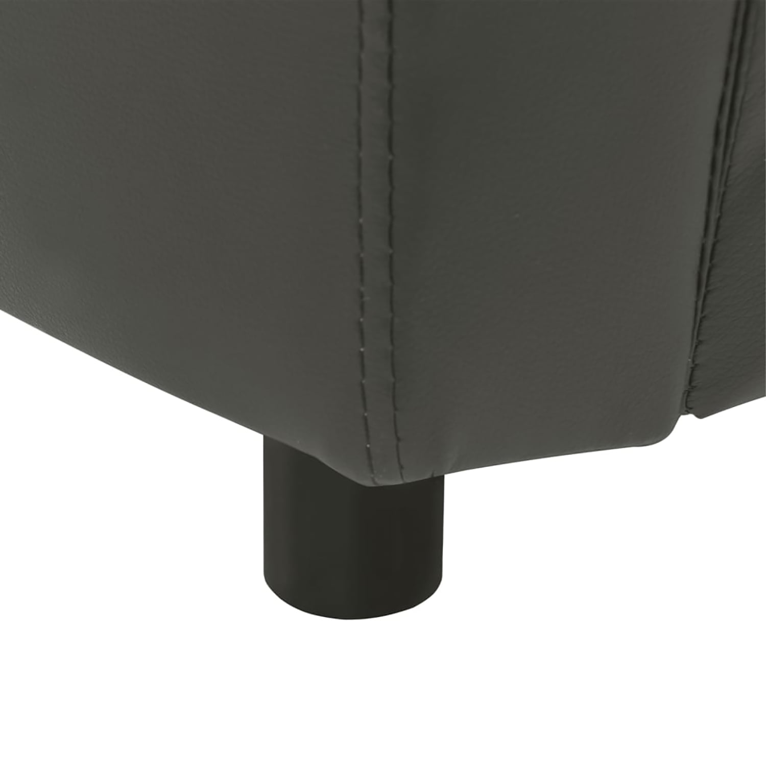 Pefilos 26.4" Dog Sofa Bed for Small Pets, Stylish Pet Sofa/Cat Couch for Furniture Faux Leather, Dark Gray Pefilos 26.4" Dog Sofa Bed for Small Pets, Stylish Pet Sofa/Cat Couch for Furniture Faux Leather, Dark Gray