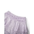 thumbnail image 5 of Qmyliery Womens Mini Skirt Lace Flower Low Waist A-Line Layered Ruffled Skirt for Daily Party Club, 5 of 9
