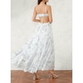 thumbnail image 5 of JYYYBF Women's Summer Slip Dress Graphic Print Spaghetti Strap Back Tie A-Line Long Dress for Beach, 5 of 8