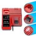 thumbnail image 3 of M12-18C Li-ion Battery Charger for Milwaukee 12 V 14.4V 18V C1418C 48-11-1815/1828/1840 M18 M14 M12, 3 of 5