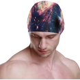 thumbnail image 2 of FYBTO Swimming Cap Galaxy Universe Earth Nebula Unisex Adult FYBTO Polyester, 2 of 4