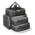 thumbnail image 2 of Nail Polish Storage Bag with Removable Dividers - Double Layer Organizer Case Holds 60+ Bottles for Salon, Travel and Home Use, 2 of 6