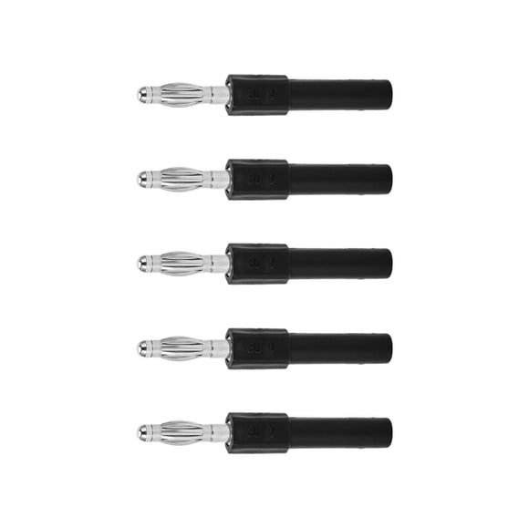 Adaptateur de Prise Banane 4mm, Conversion 4mm à 2mm Prise Banane Matériaux en Laiton pour Onduleurs pour Consoles de Jeux pour Ordinateurs Rouge, Noir, Jaune, Bleu, Vert