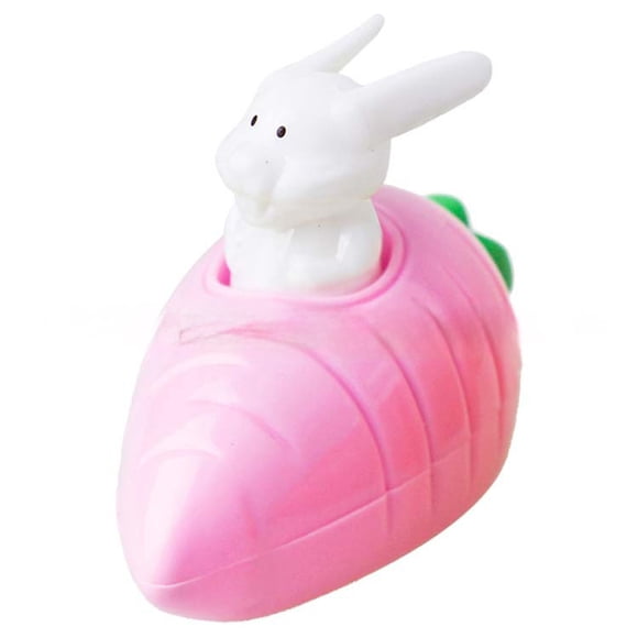 BotaniNest Easter Bunny Carrot Pull Back Cartoon Vehicle Educational For Kids Party Preschool Learning