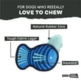 thumbnail image 4 of BARK Super Chewer Blue Rad Herring Blue Fish Rubber Dog Toy M, 4 of 9